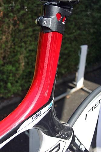 The seatpost and other forward areas