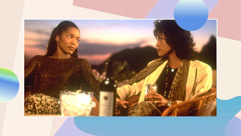 FILM 'WAITING TO EXHALE' BY FOREST WHITAKER, film still of Angela Bassett and Whitney Houston
