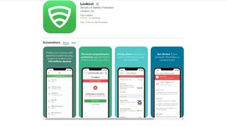 Lookout's iOS page