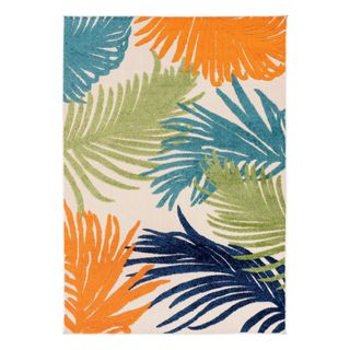 Rugshop Lucca Contemporary Floral Indoor/outdoor Area Rug 5' X 7' Multi