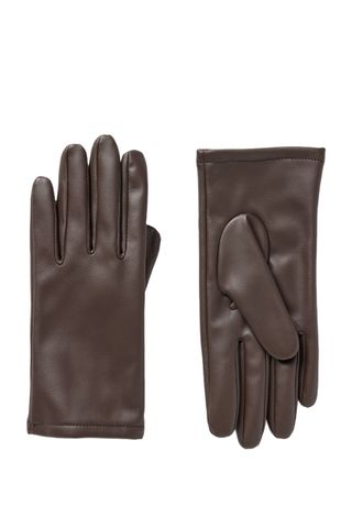 Vegan Leather Gloves