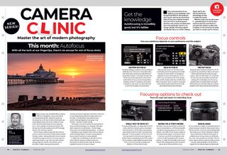 Image of first two pages of Camera Clinic article, Digital Camera magazine February 2024
