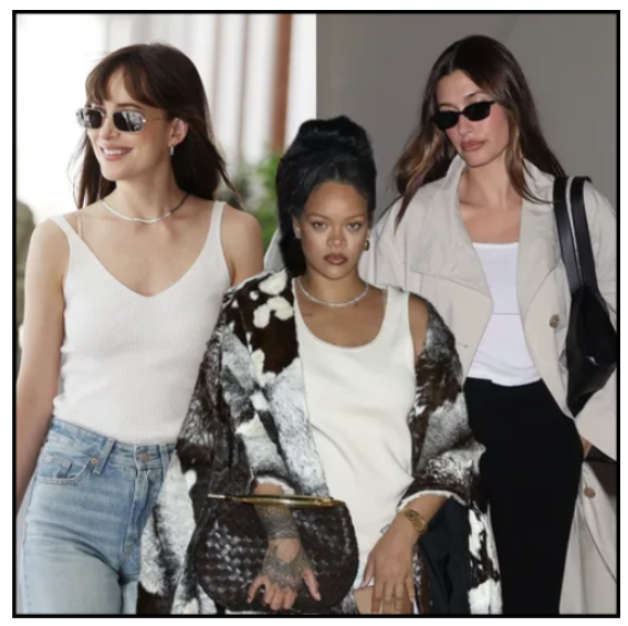 Dakota Johnson, Rihanna, Hailey Bieber 