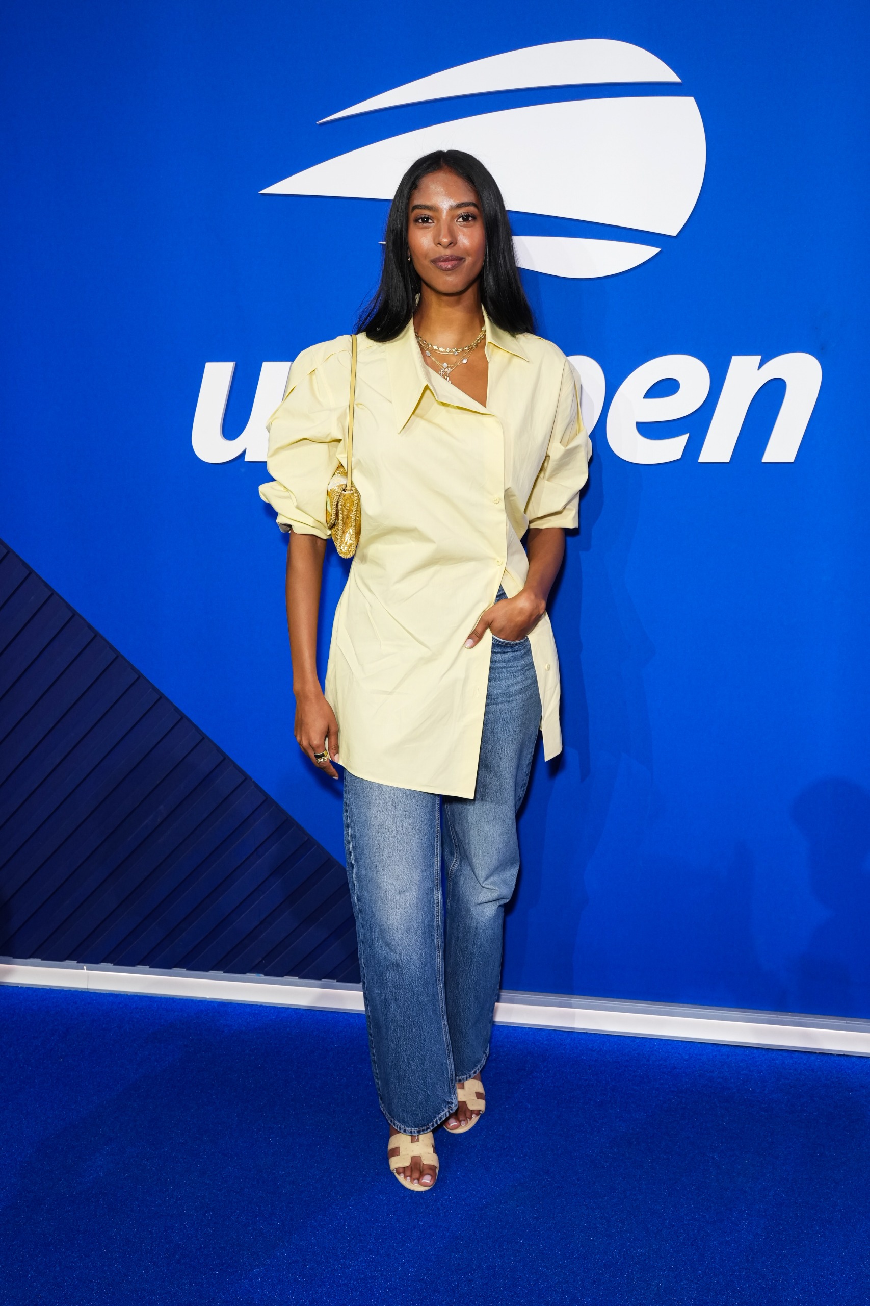 Natalia Bryant#039;s outfit at the 2026 US Open