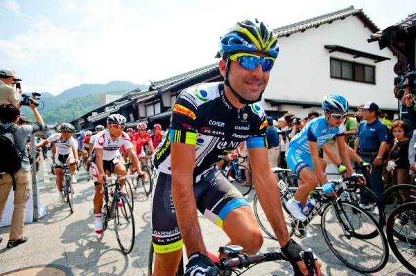 Maximiliano Richeze (Team Nippo) at the start of stage 2