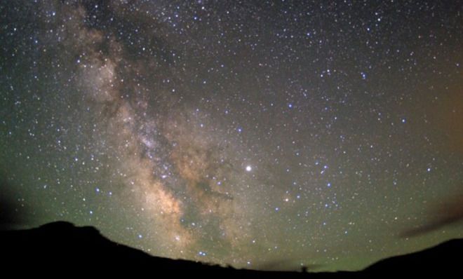 asteroid in sky