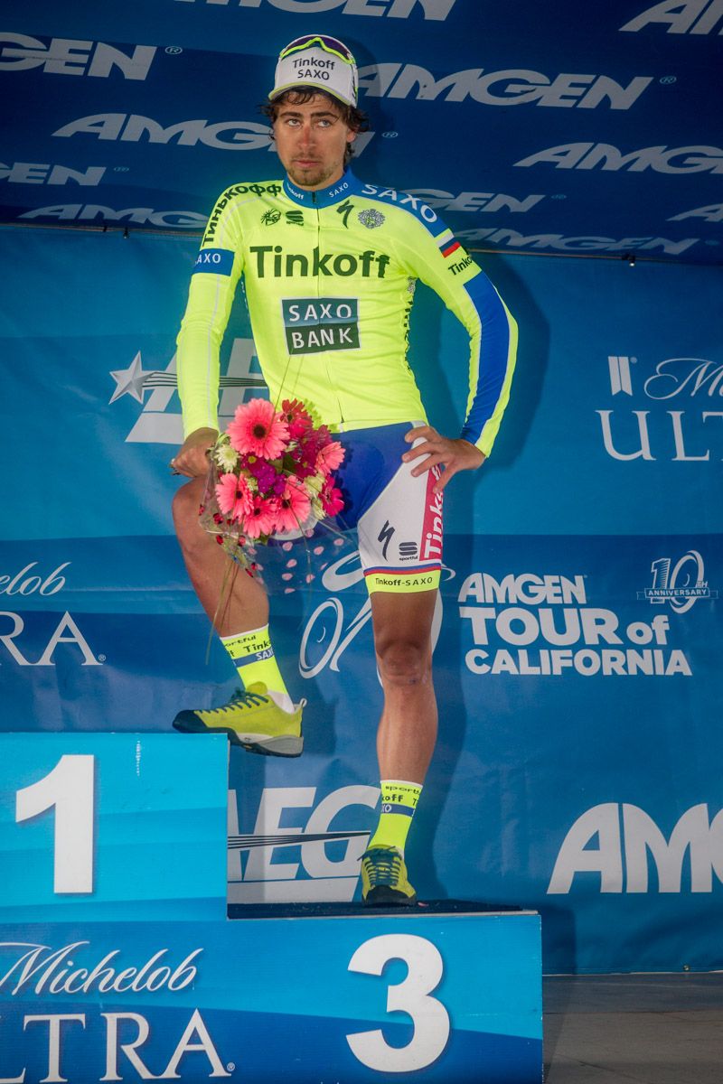 Peter Sagan (Tinkoff-Saxo) didn&rsquo;t look very happy with his third place today