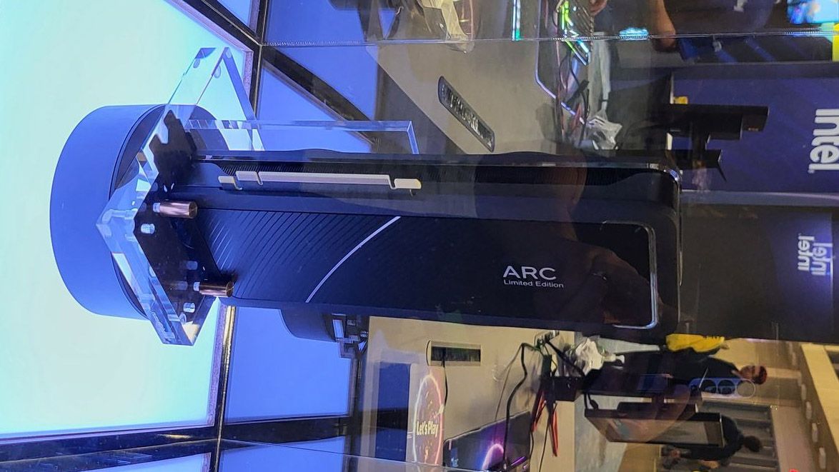 Intel&#039;s Arc graphics card demonstrated at IEM 2022