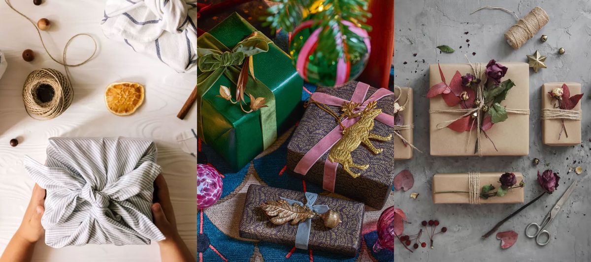 An Elegant Gift Wrapping How-To to Enhance your Holiday Decor (for Under  $25!)