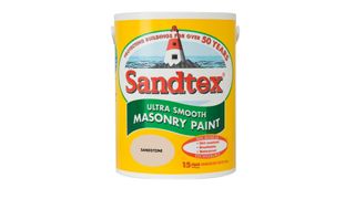 a pot of the Sandtex Matt Masonry Paint