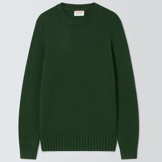 Green knitted jumper from John Lewis