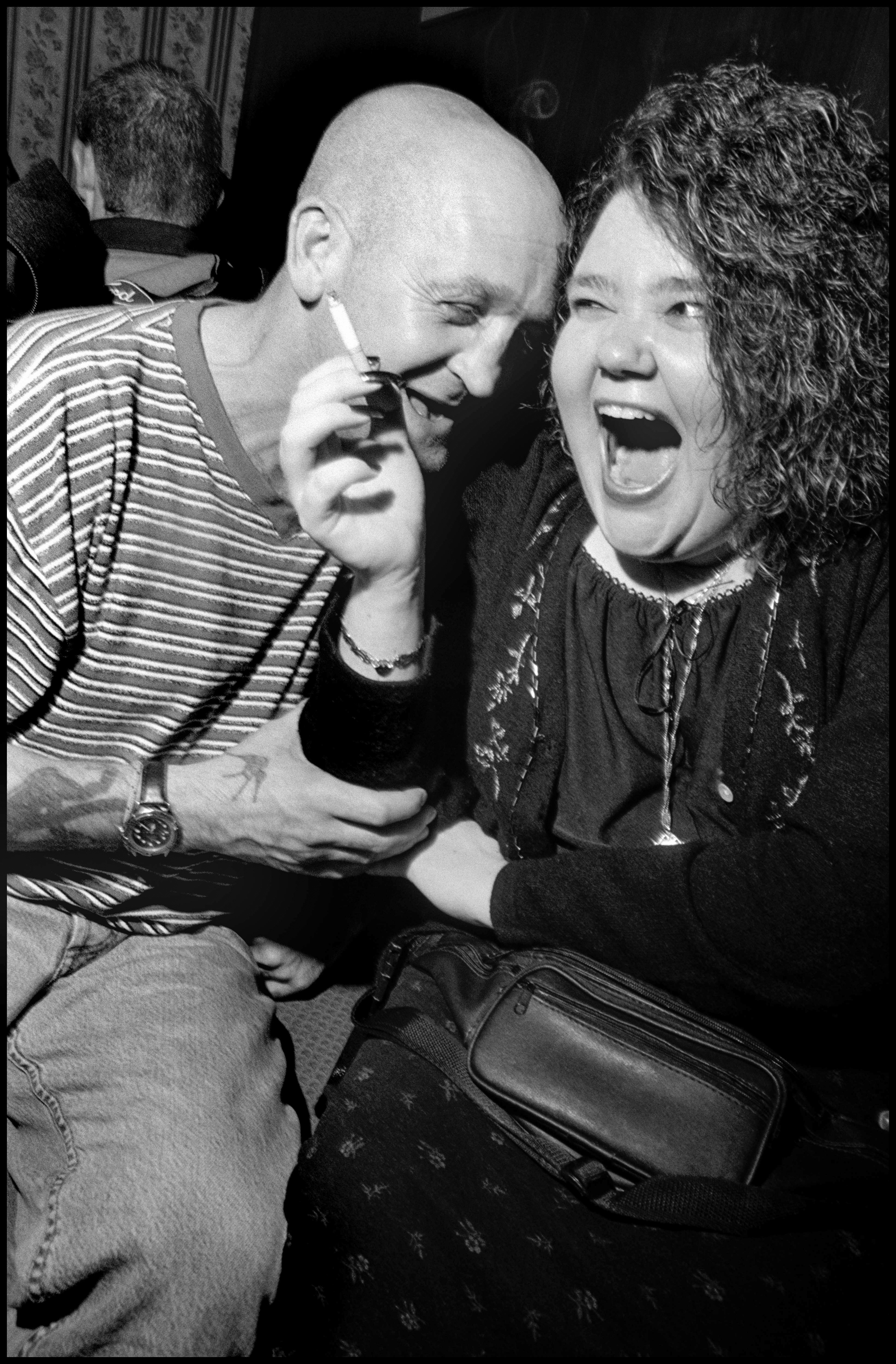 Photo from Bruce Gilden&#039;s The Empire on Which the Sun Never Sets