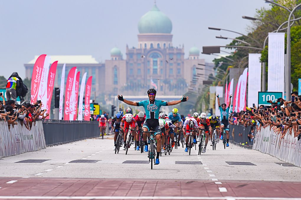 Travis McCabe (Floyd's Pro Cycling) wins stage 3 at Tour de Langkawi