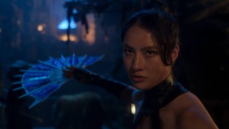 Adeline Rudolph as Kitana in Mortal Kombat 2