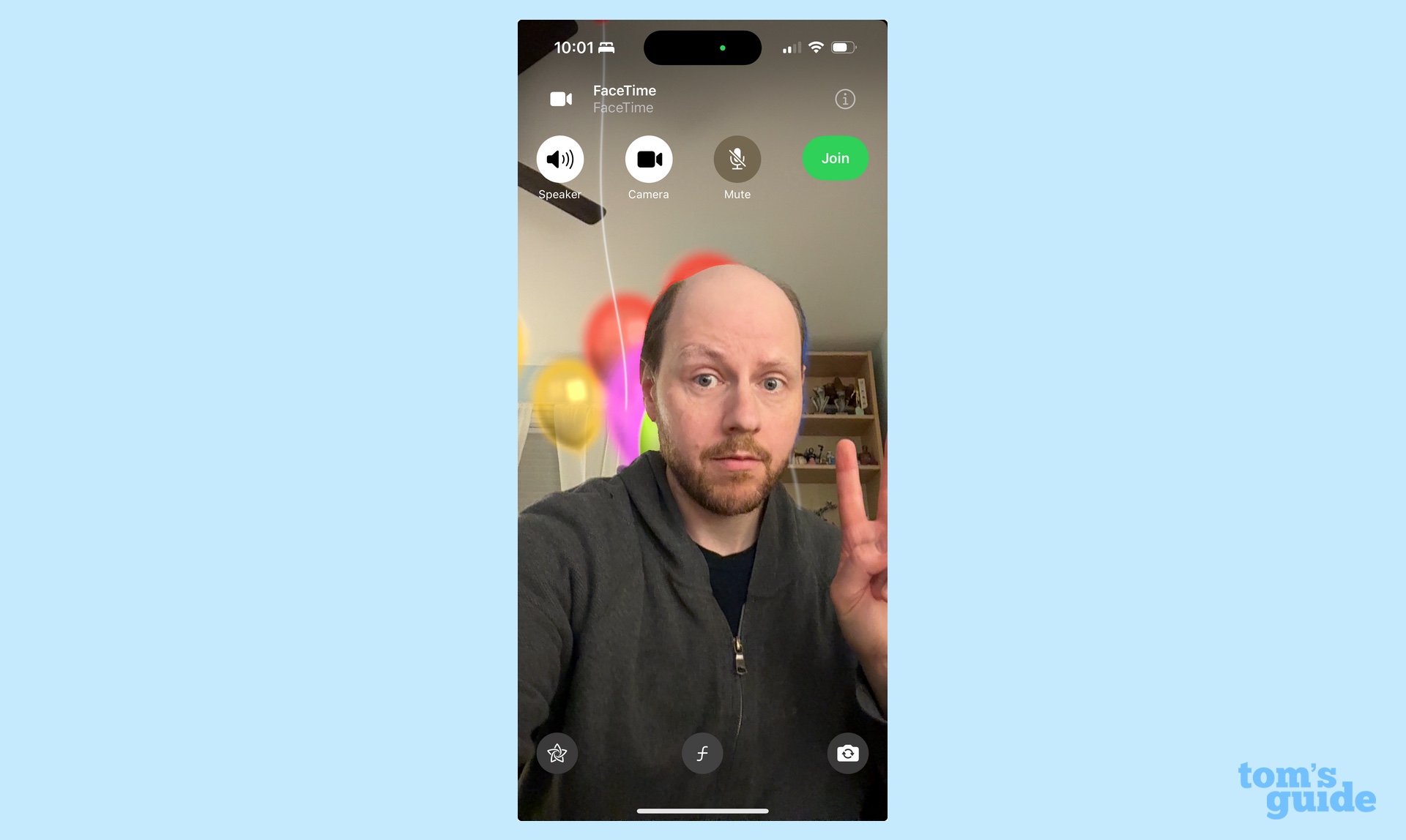 Video effects in ios 17 on iphone 15