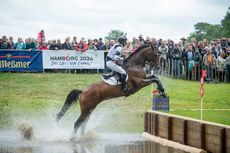 Ingrid Klimke FRH Escada JS at Luhm&uuml;hlen 2015. Picture by Jon Stroud Media