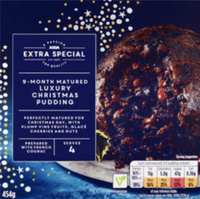 Asda extra special 9 months matured luxury Christmas pudding