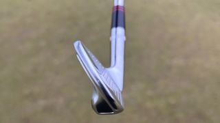 Photo of the Ben Hogan Fort Worth MB Irons from the toe angle