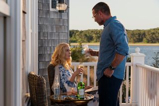 Liev Schreiber as Tag Winbury, Nicole Kidman as Greer Winbury in The Perfect Couple.