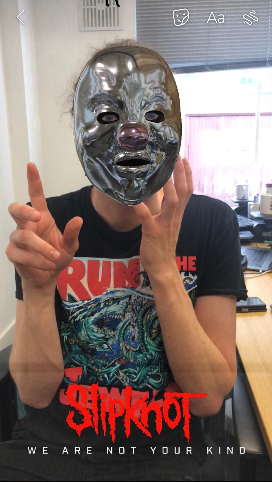 You Can Now Wear Your Favourite Slipknot Member S Mask On Facebook And It S Ace Louder - slipknot pic all band members in old mask roblox