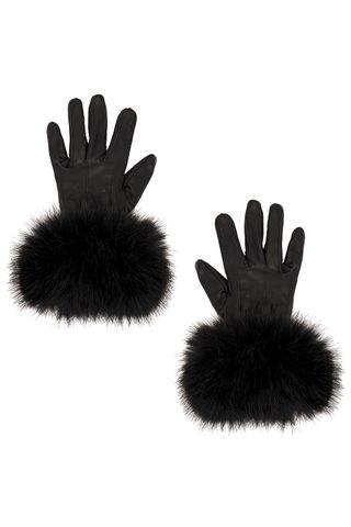 The Leather Faux Fur Glove