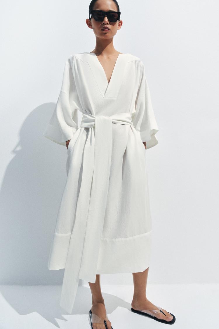 Zara, ZW Collection Tunic Dress with Belt