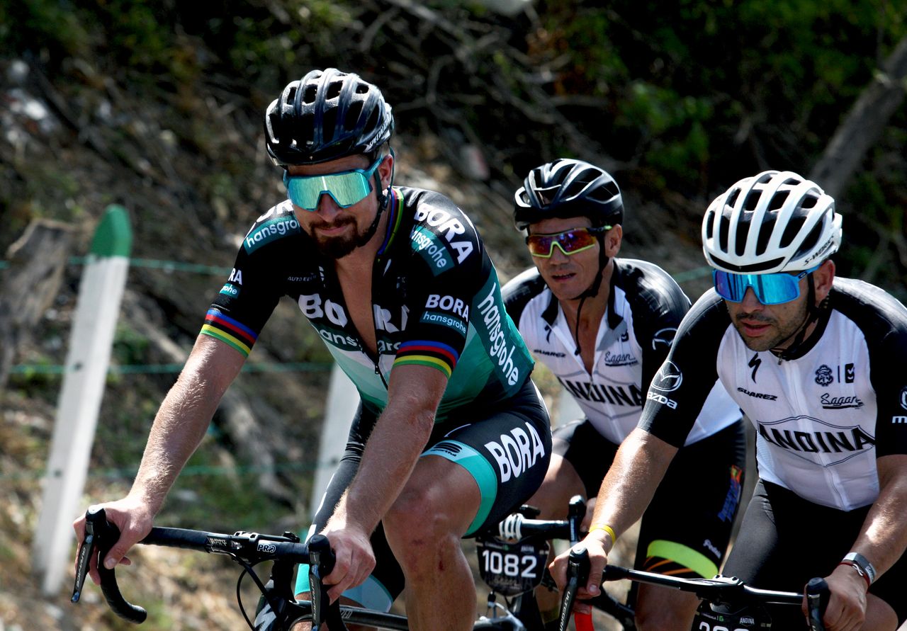 Peter Sagan rodando por Colombia