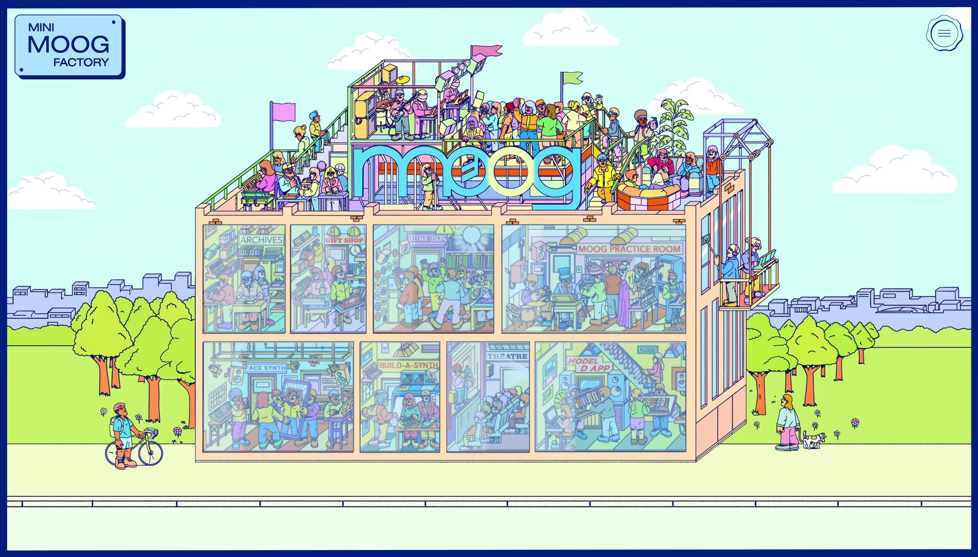 Moog's MiniMoogModelD.com website