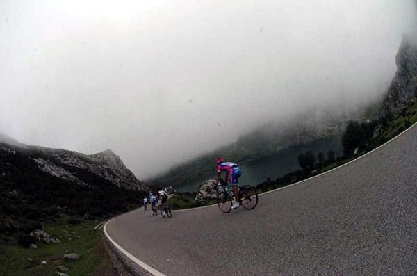 The normally stunning views were obscured by thick clouds