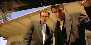 Quentin Tarantino and George Clooney in From Dusk Till Dawn