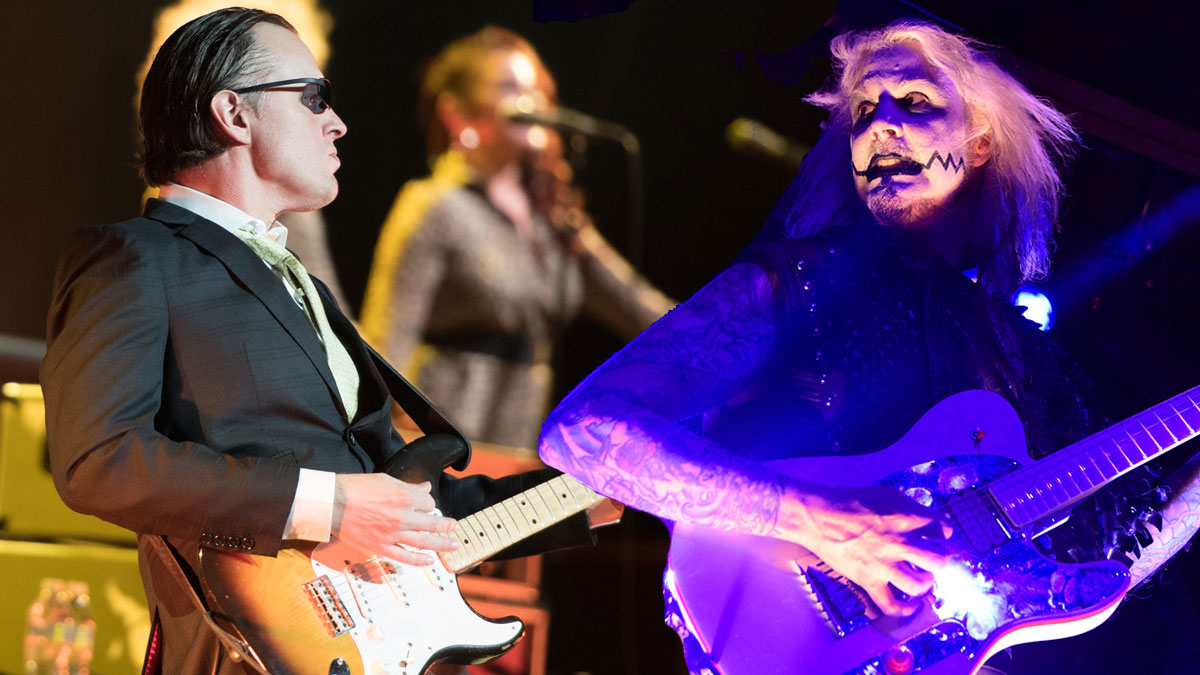 Joe Bonamassa and John 5 perform onstage