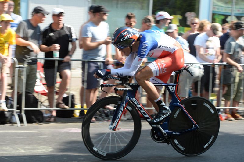 French champion J&eacute;r&ocirc;me Coppel (IAM Cycling)