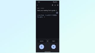 google translate features in the google app