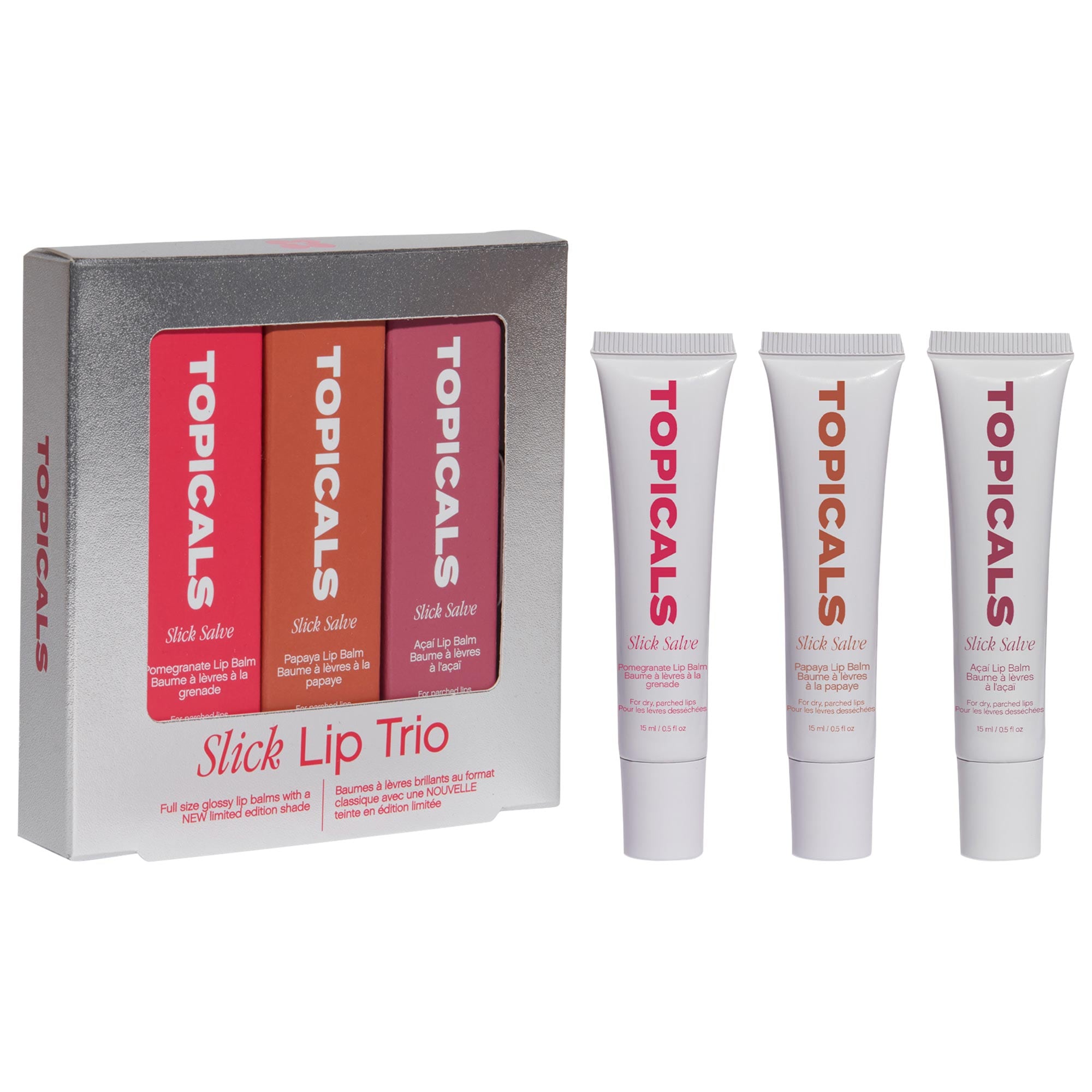 Slick Salve Glossy Lip Balm Trio