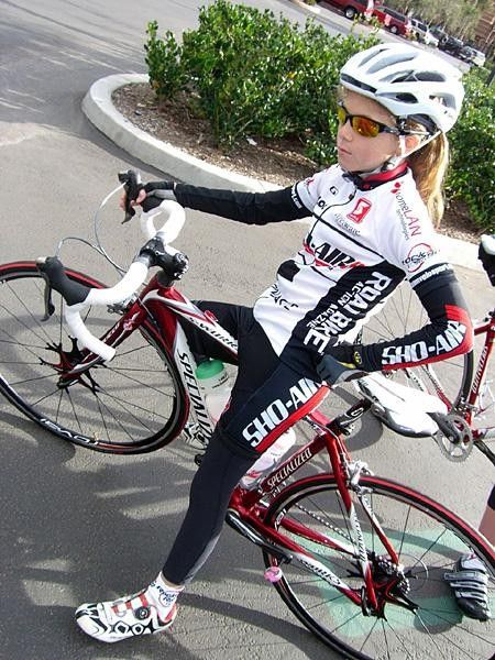 Looking serious: Millie Tanner