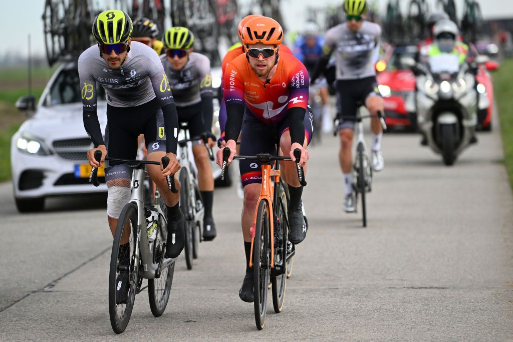 BREDENE BELGIUM MARCH 17 Matthew Gibson of The United Kingdom and Team Human Powered Health competes during the 21th Bredene Koksijde Classic 2023 a 1916km one day race from Bredene to Koksijde on March 17 2023 in Koksijde Belgium Photo by Luc ClaessenGetty Images