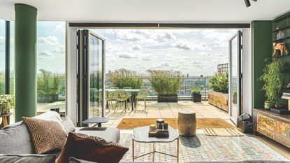 Avantgarde Place, roof terrace, Shoreditch.