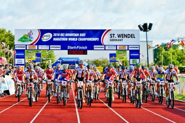 The women's race begins in St Wendel.