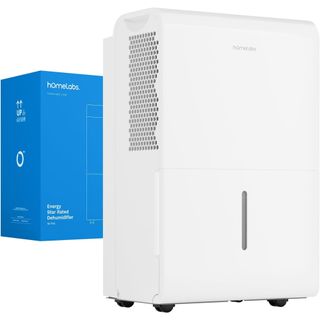 Homelabs 4,500 Sq. Ft Wifi-Enabled Dehumidifier - Powerful Humidity Control for Large Rooms & Basements - Robust Moisture Removal 50 Pint (previously 70 Pint) Hme031003n