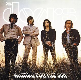 The cover of the Doors' 1968 album, Waiting for the Sun