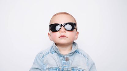 Baby in sunglasses