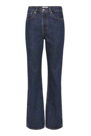 Re/Done 90s style high waisted wide leg jeans 