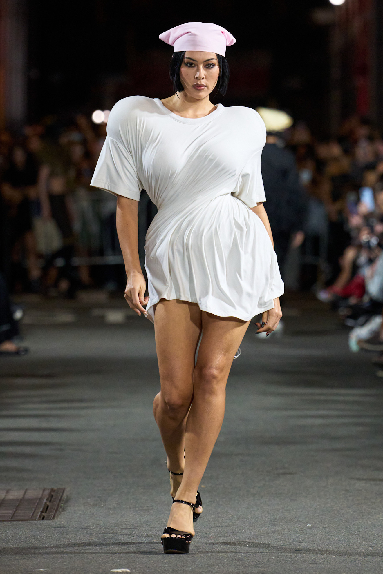 Size diversity on the runway at NYFW.