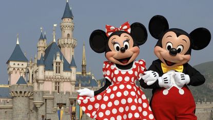 Mickey and Minnie at Walt Disney
