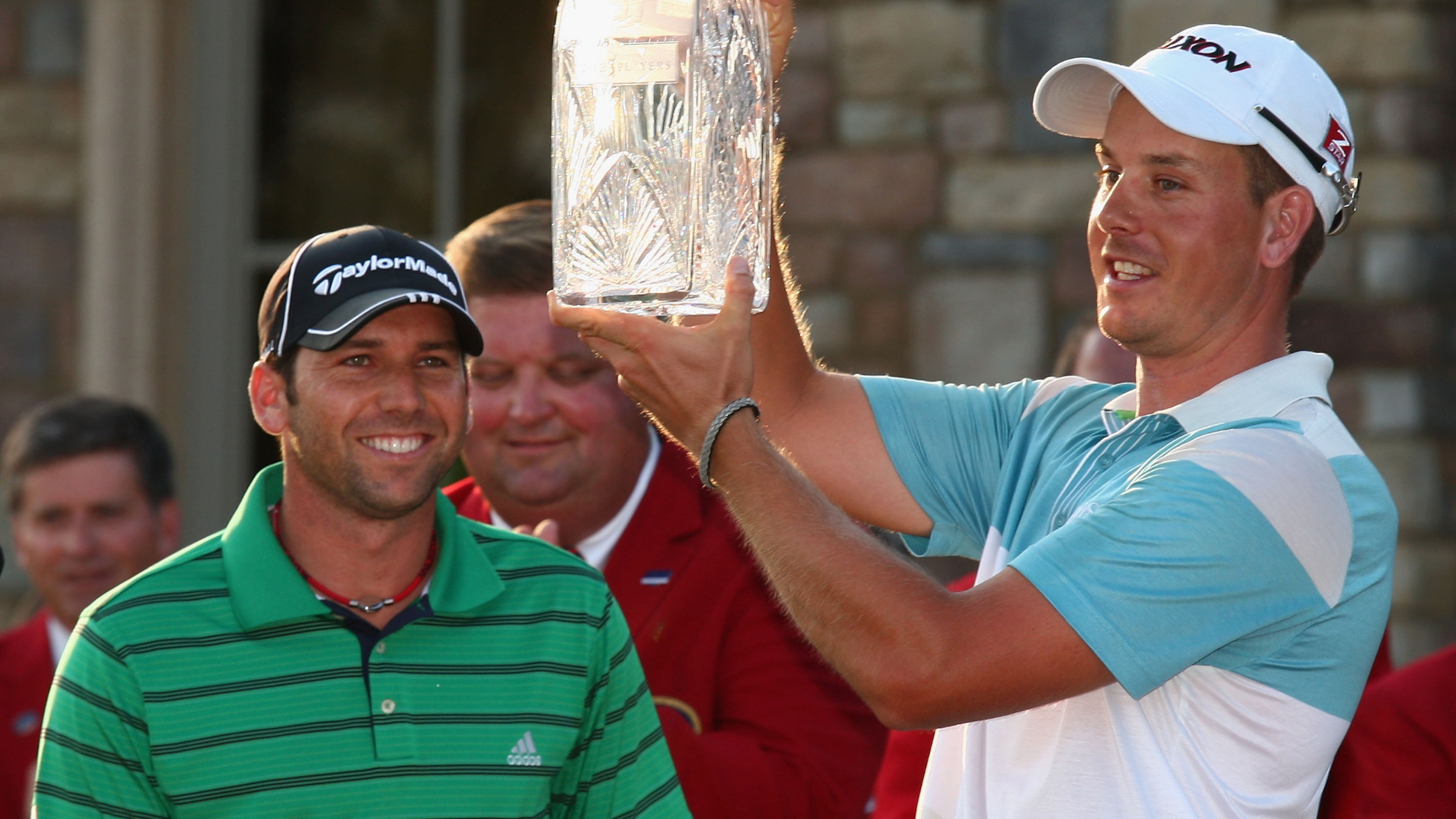Henrik Stenson with The Players Championship trophy