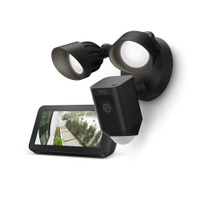 Ring Floodlight Cam Wired Plus (Black) bundle with Echo Show 5 (2nd Gen):
