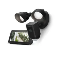 Ring Floodlight Cam Wired Plus (Black) bundle with Echo Show 5 (2nd Gen): $284.98 $149.99