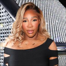 Serena Williams attends the Off-White Womenswear Fall/Winter 2024-2025 show as part of Paris Fashion Week on February 29, 2024.