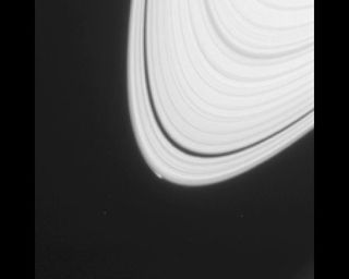 Saturn's A Ring Edge