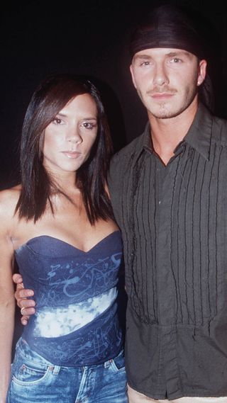 Victoria Beckham and David Beckham in the early 2000s